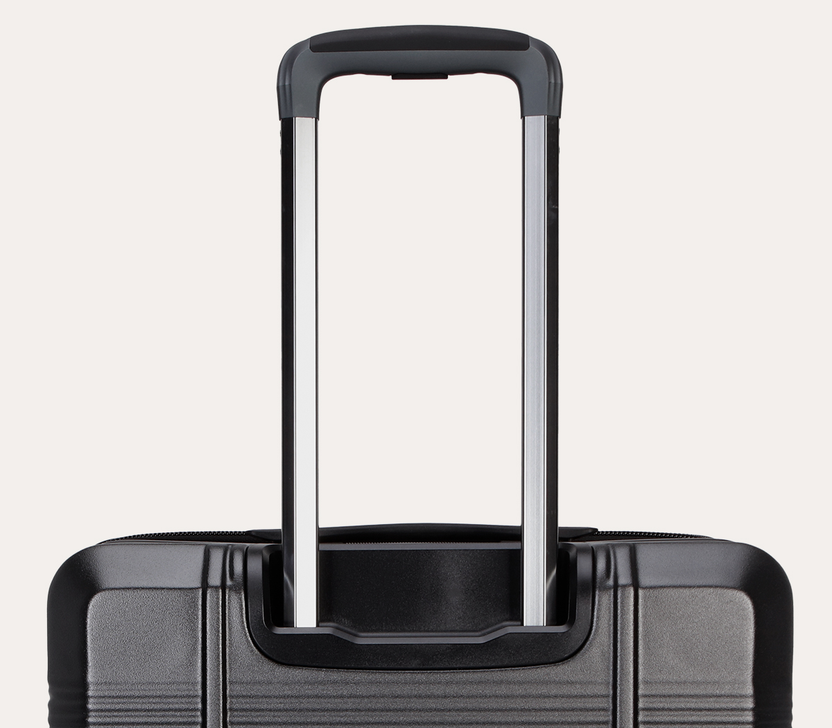 Push-button telescopic handle
